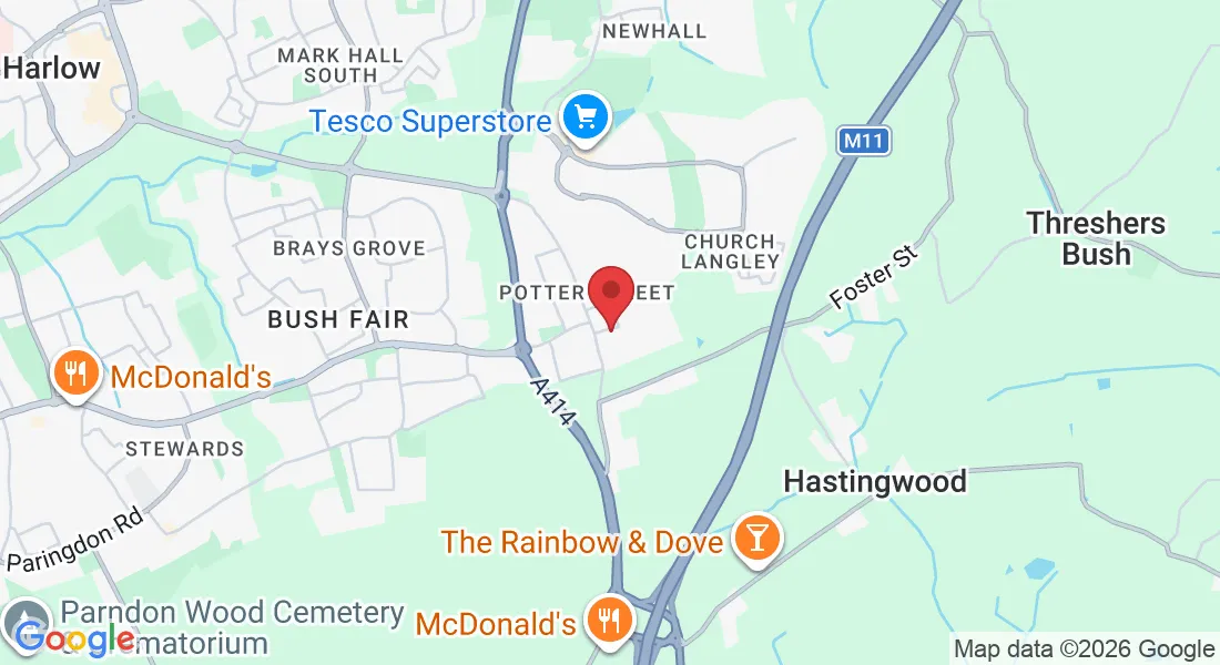 12 Hillside, Harlow CM17 9BJ, UK