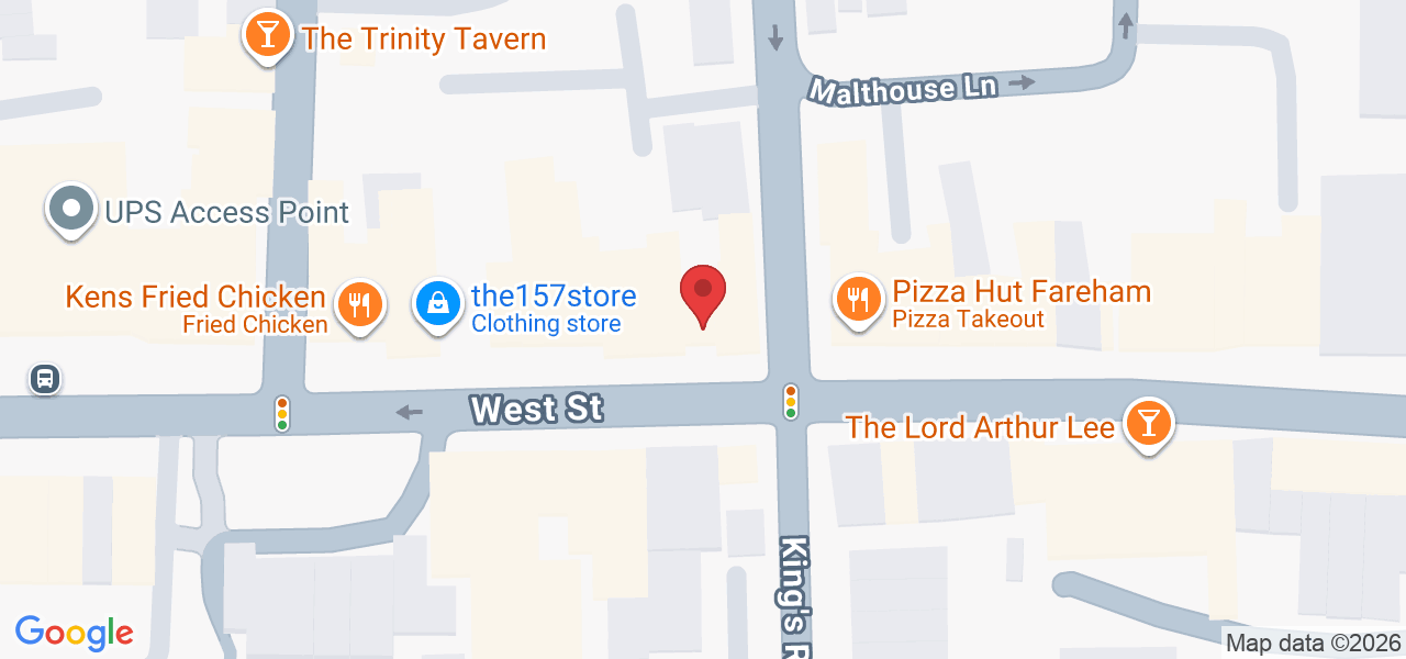 147 West St, Fareham PO16 0DZ, UK