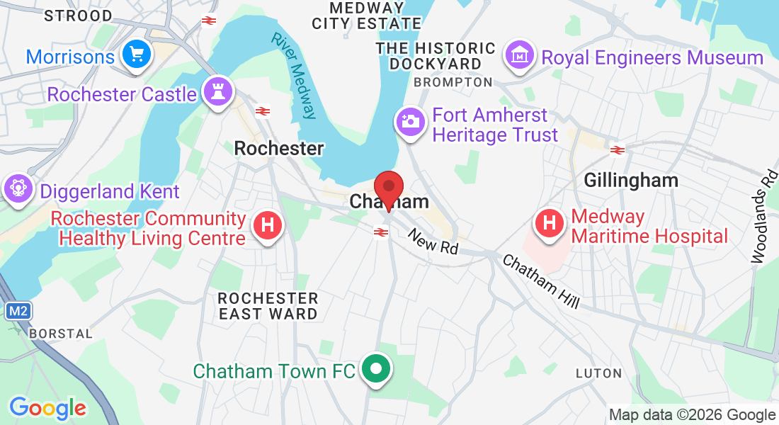 19 New Rd Ave, Chatham ME4 6BA, UK