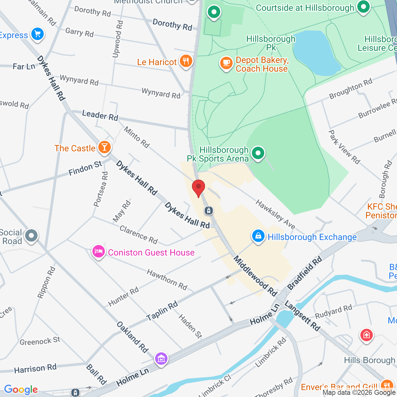 89 Middlewood Rd, Hillsborough, Sheffield S6 4GX, UK