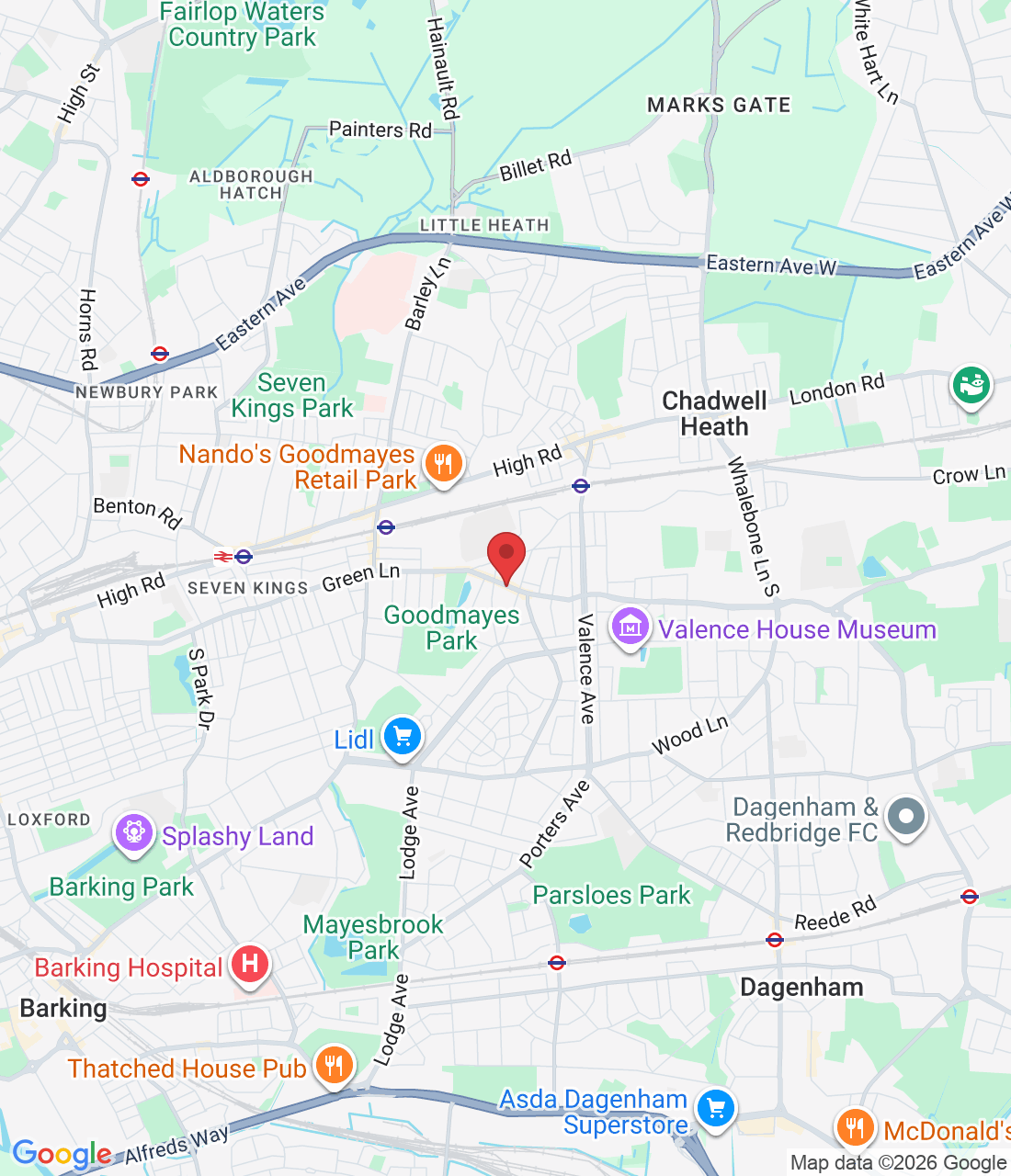 772A Green Ln, Dagenham RM8 1YT, UK