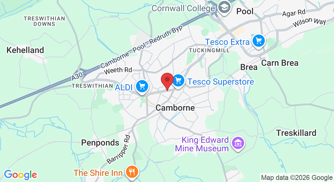 108A Trelowarren St, Camborne TR14 8BG, UK