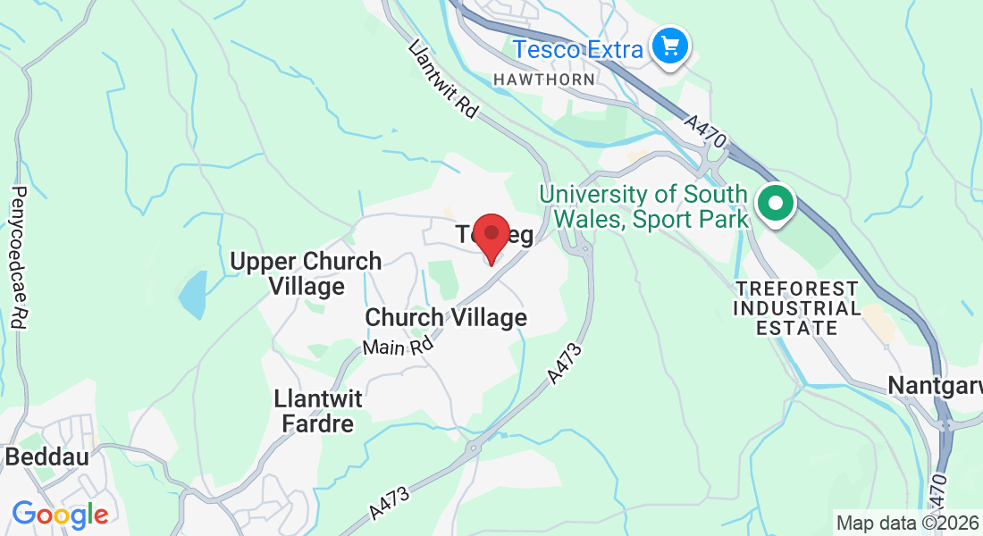 45 Ffordd Gerdinan, Ton-teg, Pontypridd CF38 1ER, UK