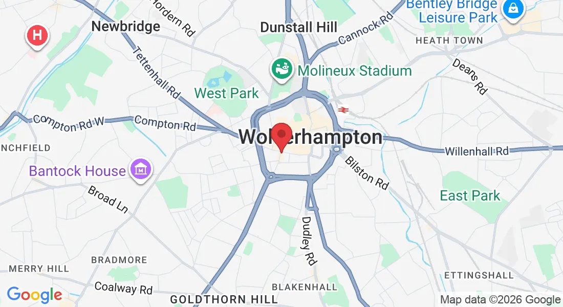 2 Worcester St, Wolverhampton WV2 4LD, UK