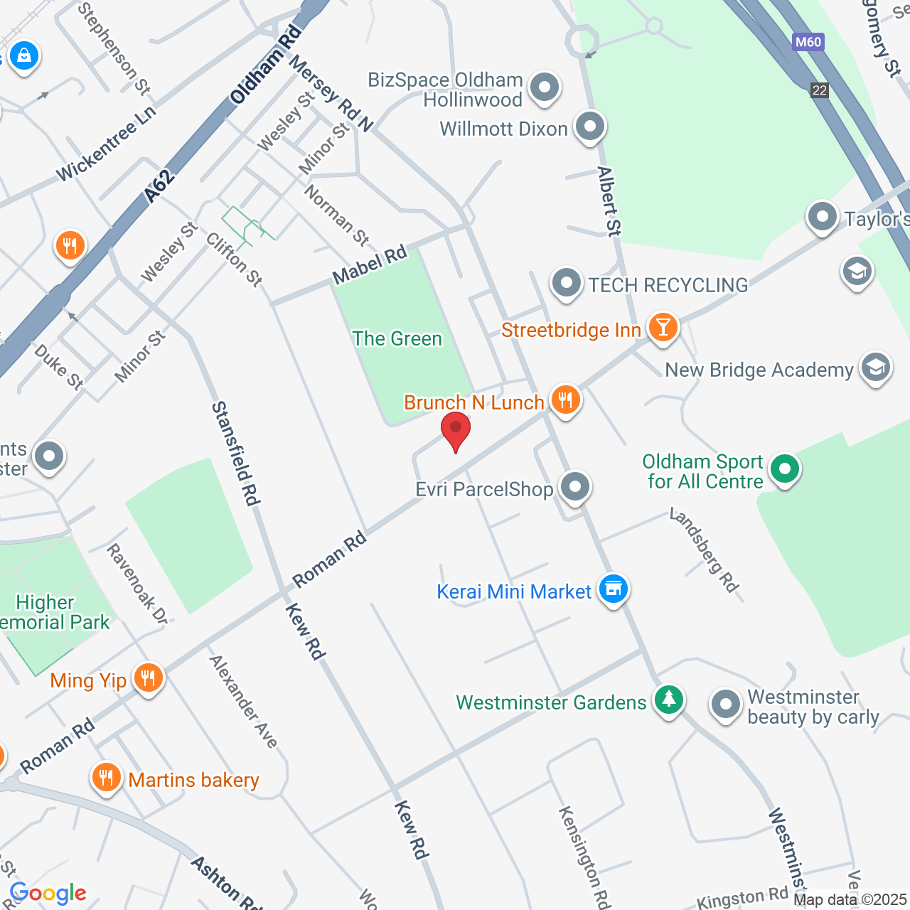 169 Roman Rd, Failsworth, Manchester M35 9LP, UK