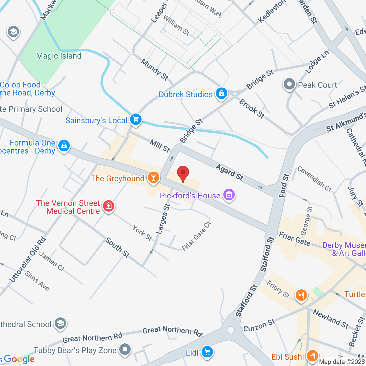 55 Friar Gate Ct, Friar Gate, Derby DE1 1HF, UK