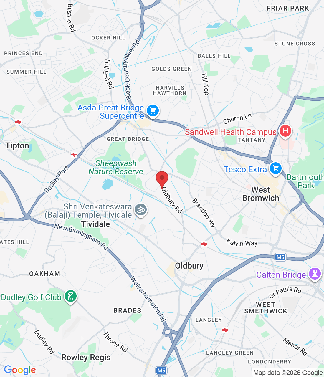 115-125 Oldbury Rd, West Bromwich B70 9EA, UK