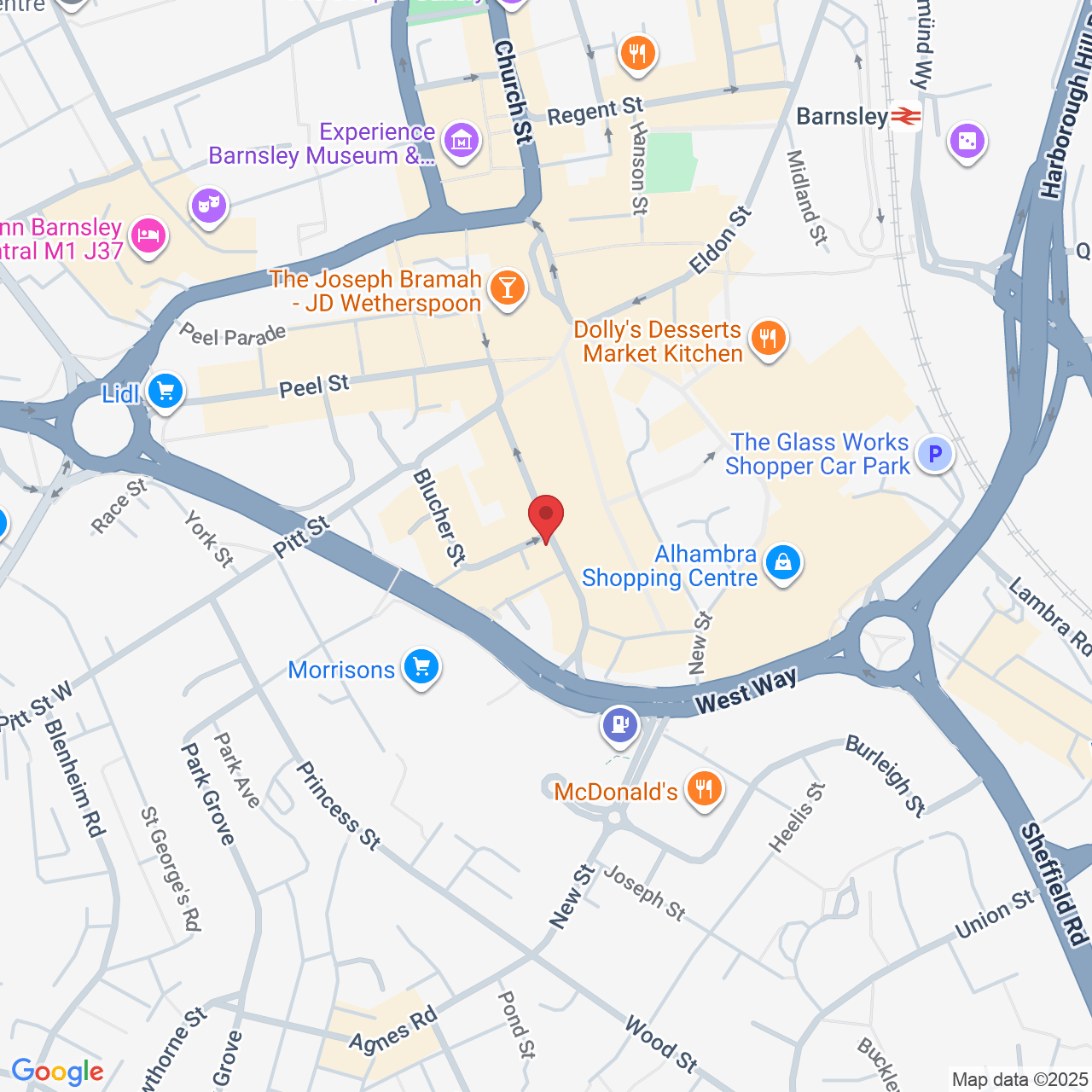 21 Wellington St, Barnsley S70 1SW, UK