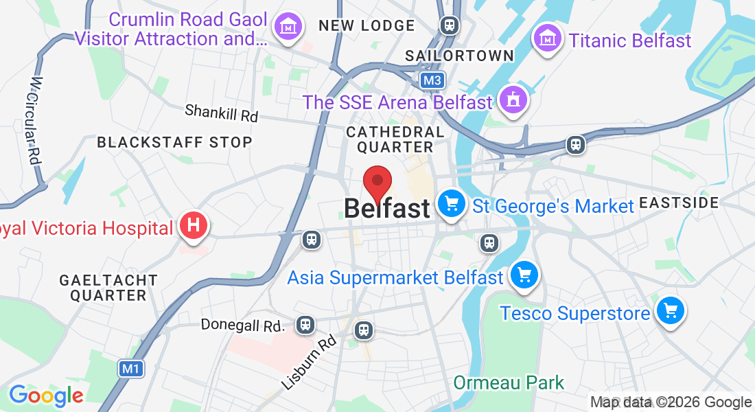 10-15 Donegall Square N, Belfast BT1 5GB, UK