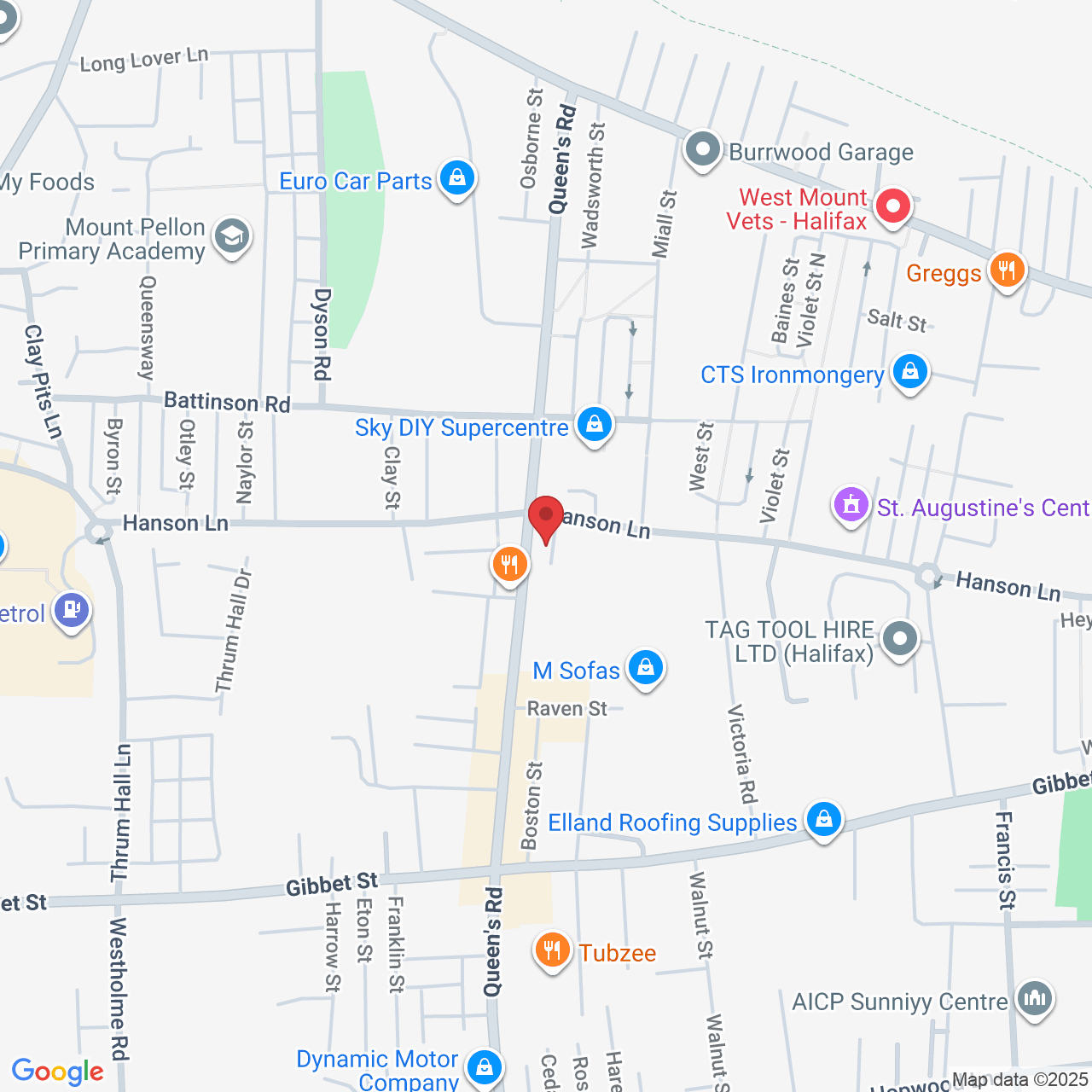 278 Queen's Rd, Halifax HX1 4BE, UK