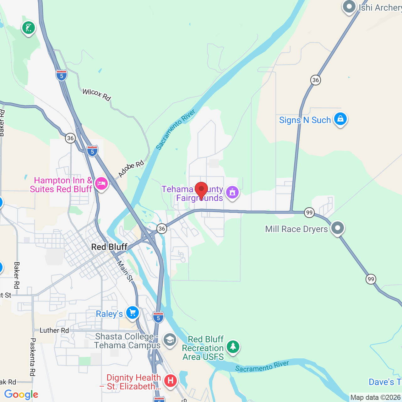 80 Chestnut Ave, Red Bluff, CA 96080, USA