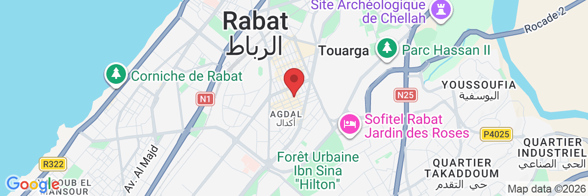 Appartement 4 étage 1 immeuble 19 avenue atlas Agdal, Rabat 10080, Maroc