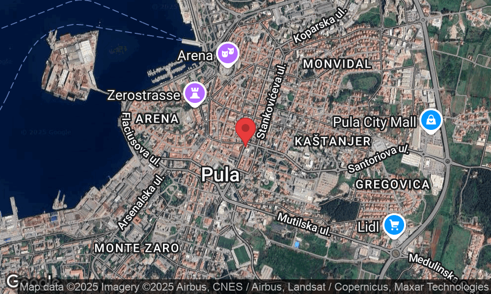 Mletačka ul. 12, 52100, Pula, Hrvatska