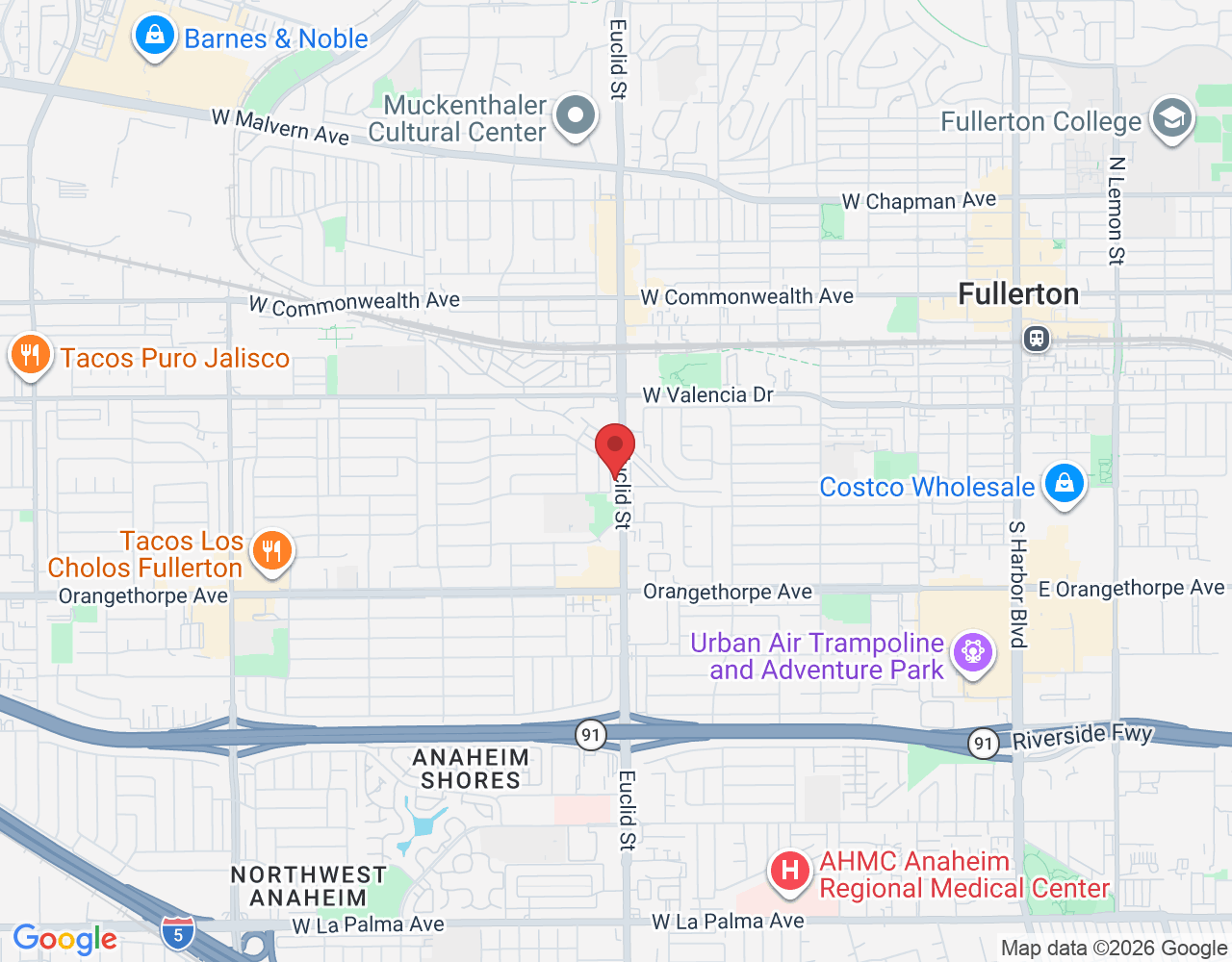 707 S Euclid St, Fullerton, CA 92832, USA