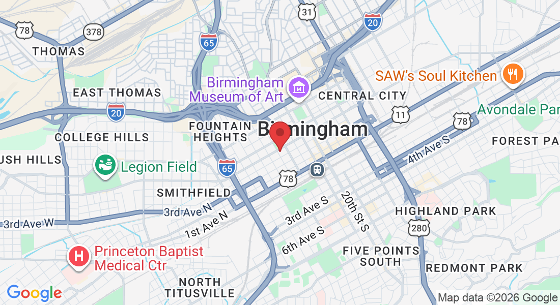 1601 5th Ave N suite 290, Birmingham, AL 35203, USA