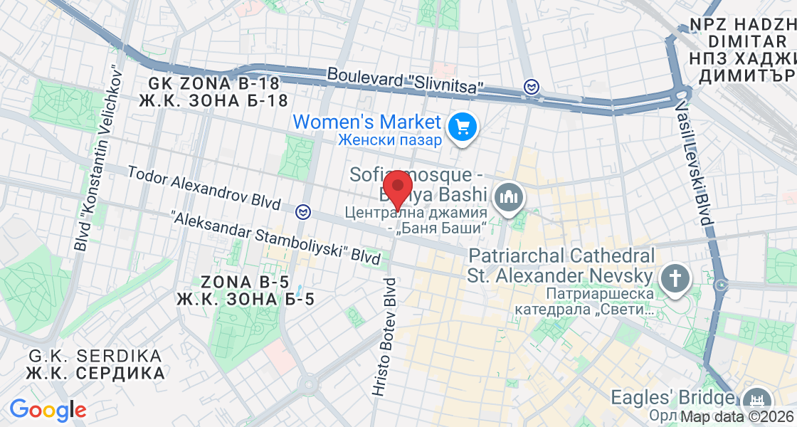 Sofia Center, Hristo Botev Blvd 71, 1303 Sofia, Bulgaria
