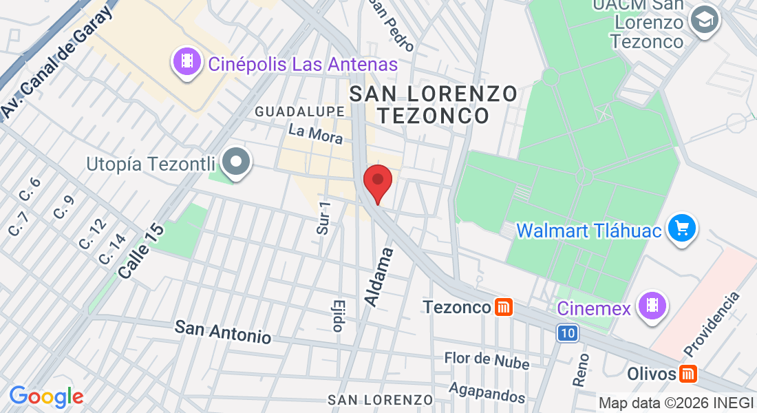 Allende 2-Oficina 4 y 7, Colonia Pueblo de, San Lorenzo Tezonco, Iztapalapa, 09790 Ciudad de México, CDMX, México