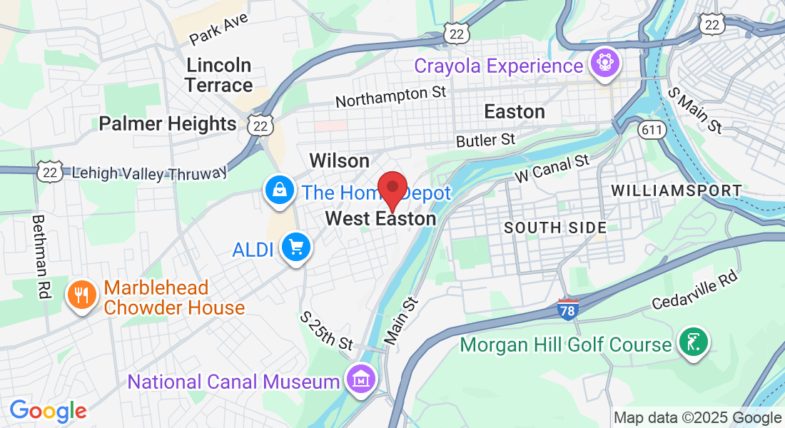 East St &, 6th St, Easton, PA 18042, USA