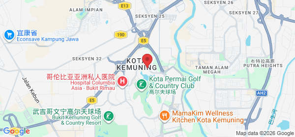 15, Jln Anggerik Vanilla BE 31/BE, Kota Kemuning, 40460 Shah Alam, Selangor, 马来西亚