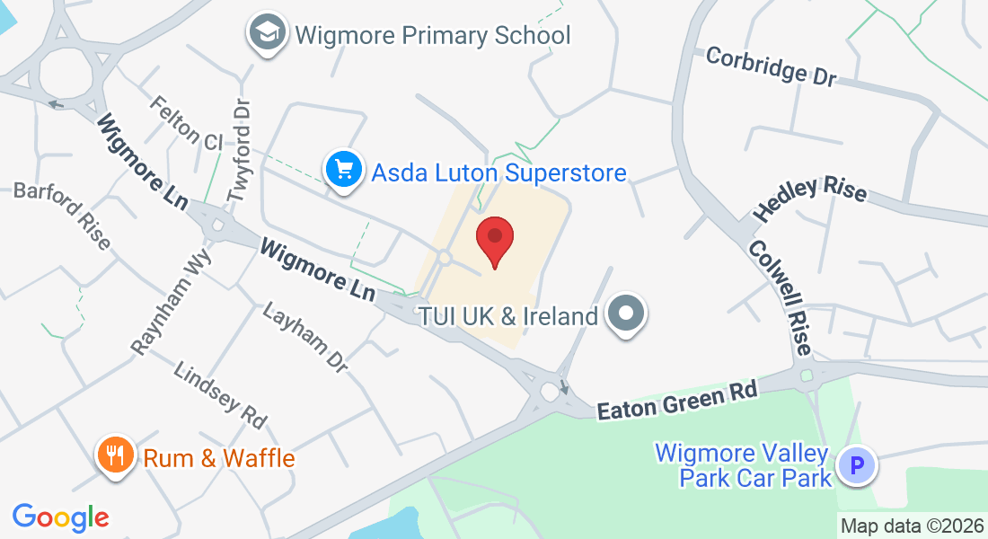 8A, Wigmore Park District Centre, Wigmore Ln, Luton LU2 9XG, UK