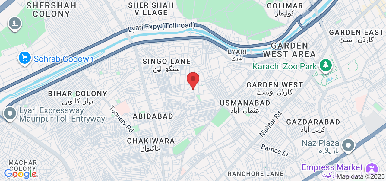 V2F3+GJW, Gabol Road, Nabidad Lanes New Kumbharwara, Karachi, Pakistan