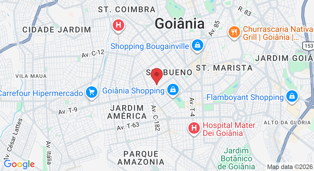 Av. C-197, 1406 - Quadra 536 - Lote 03 - Jardim América, Goiânia - GO, 74270-210, Brasil