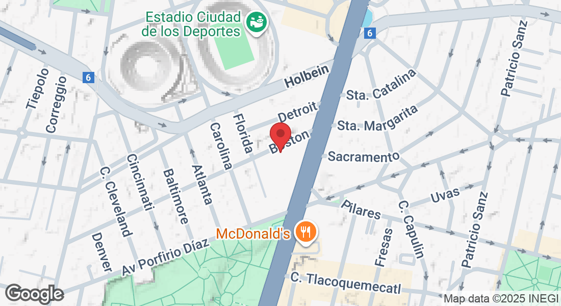 Boston 24 d, Noche Buena, Benito Juárez, 03720 Ciudad de México, CDMX, México