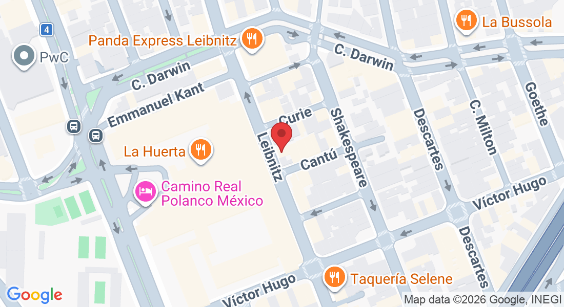 Leibnitz 83, Anzures, Miguel Hidalgo, 11590 Ciudad de México, CDMX, México