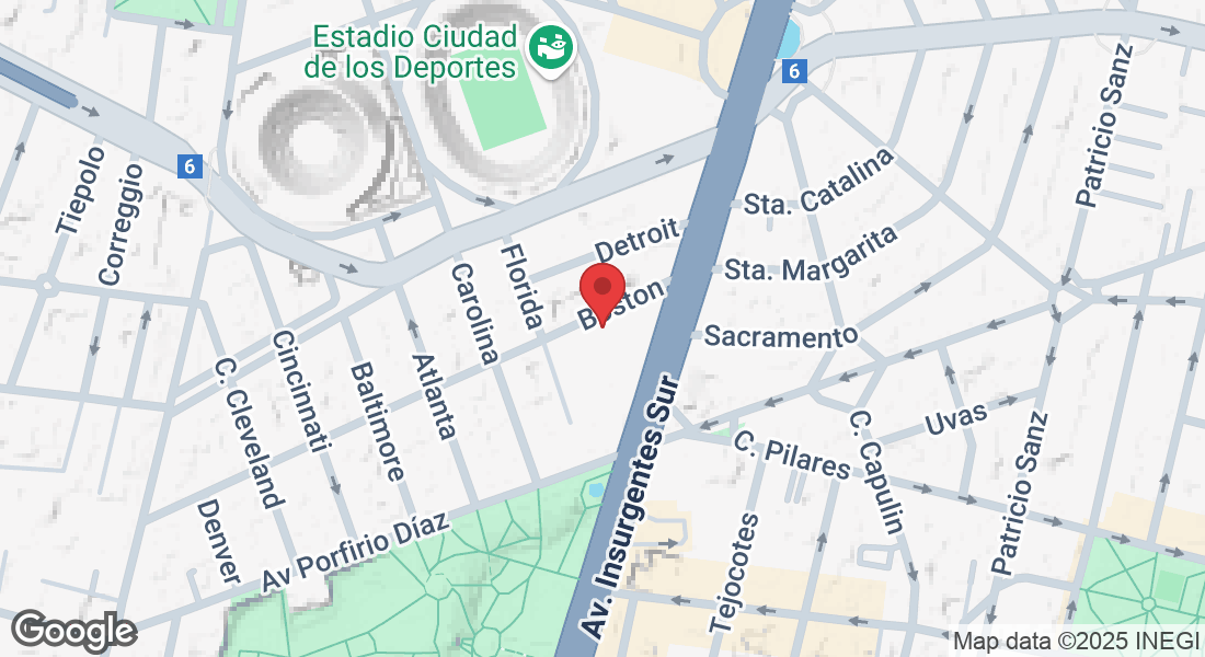 Boston 24 d, Noche Buena, Benito Juárez, 03720 Ciudad de México, CDMX, México