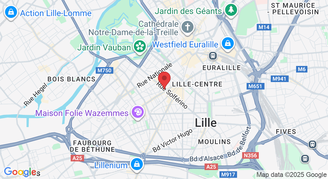 188 Rue Solférino, 59800 Lille, France