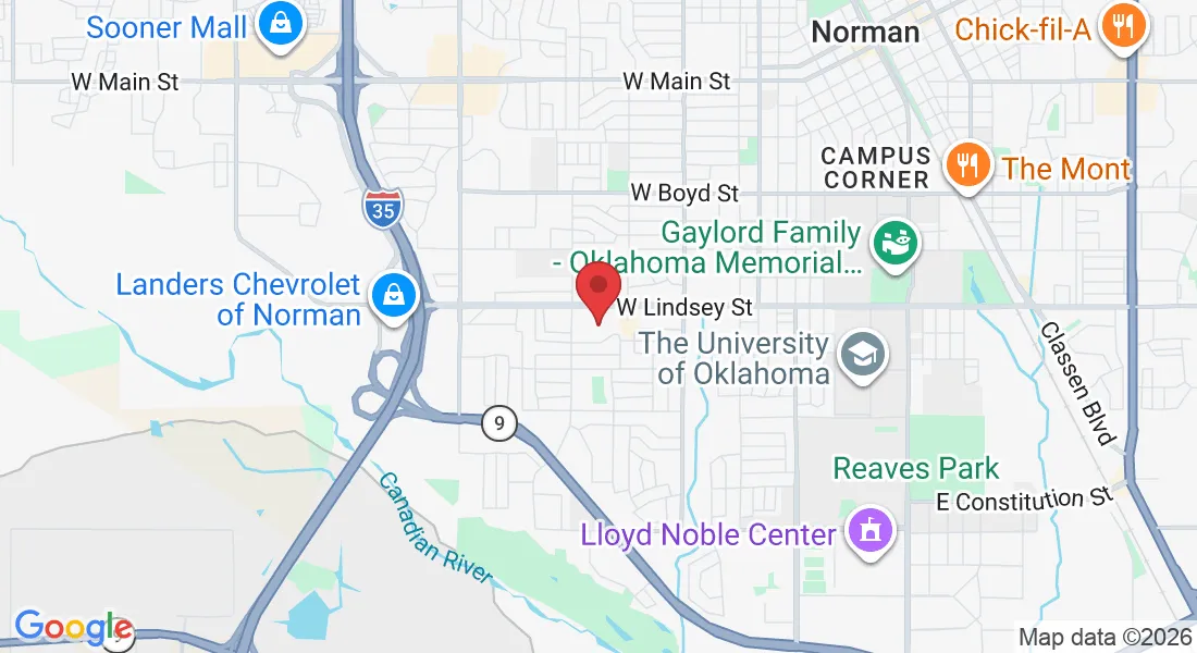 1628 W Lindsey St, Norman, OK 73069, USA