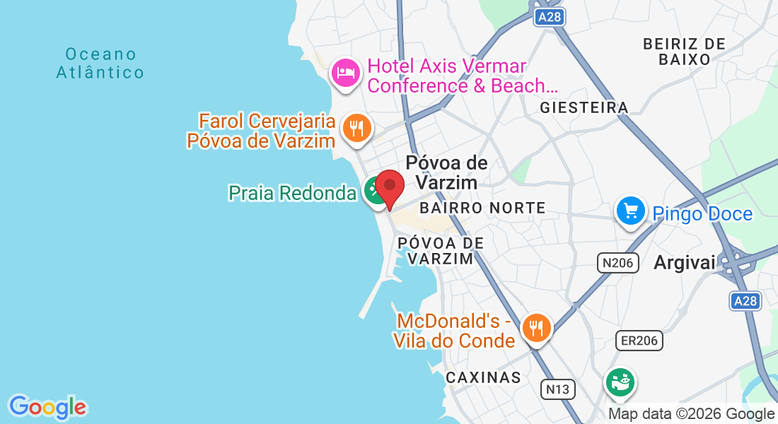 Largo passeio alegre Edifício sopete, 26, Dunas Pub café, loja 2, 4490-428 Póvoa de Varzim, Portugal