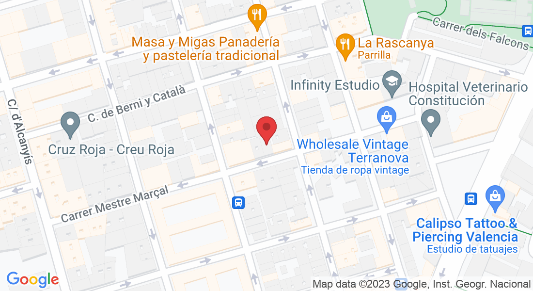 Carrer Mestre Marçal, 20, 46019 València, Valencia, España