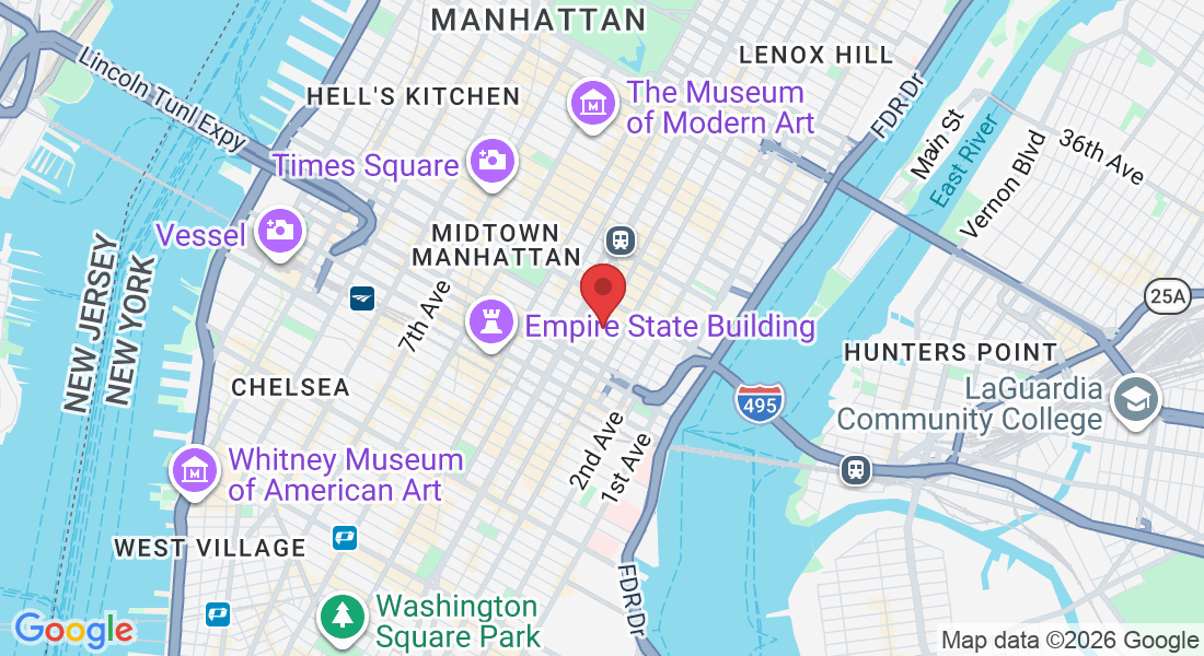 353 Lexington Ave 4th floor Suite 400, New York, NY 10016, USA