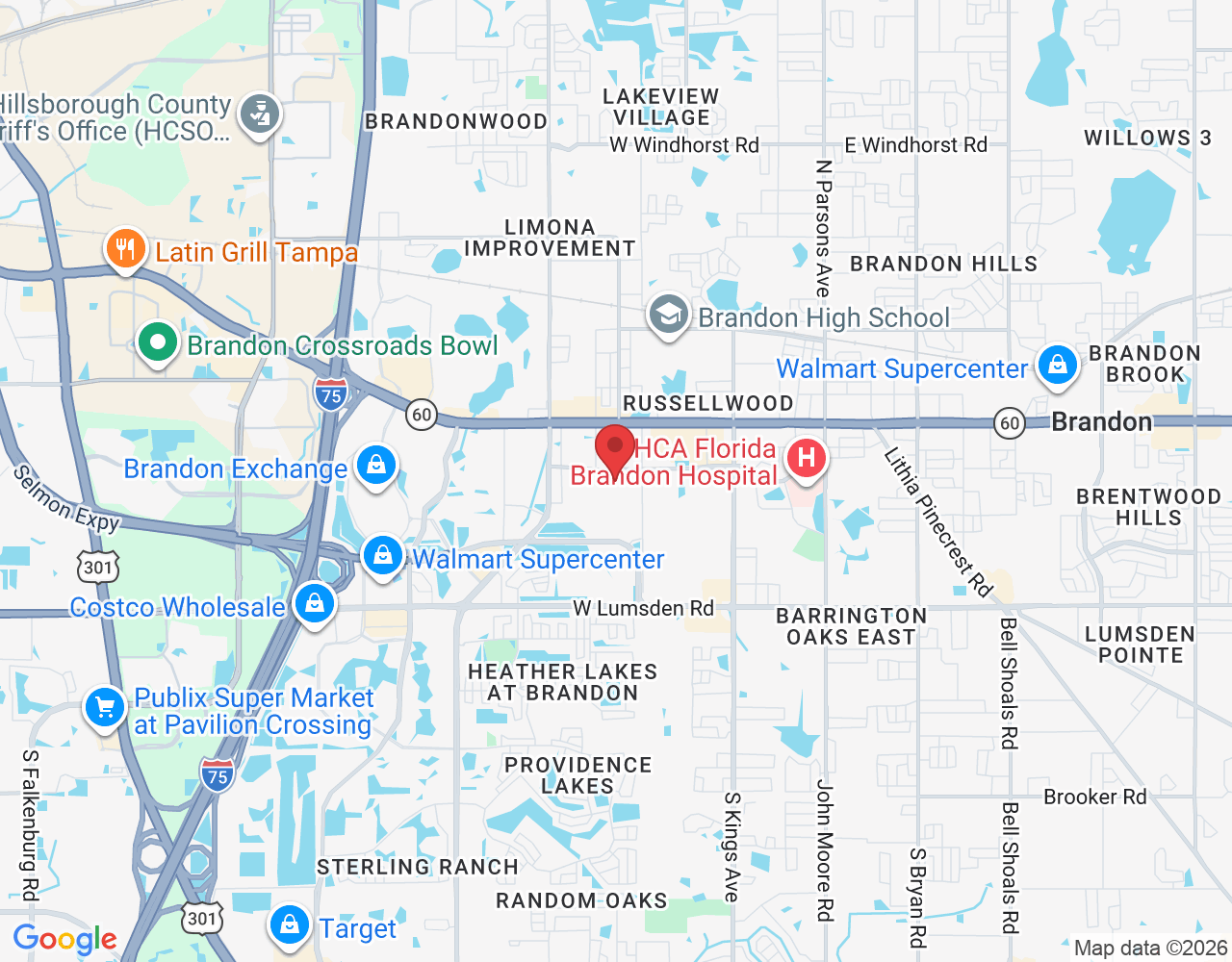 1367 Oakfield Dr, Brandon, FL 33511, USA