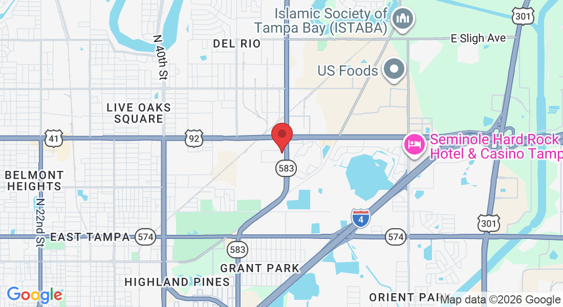 5118 N 56th St STE 107, Tampa, FL 33610, USA