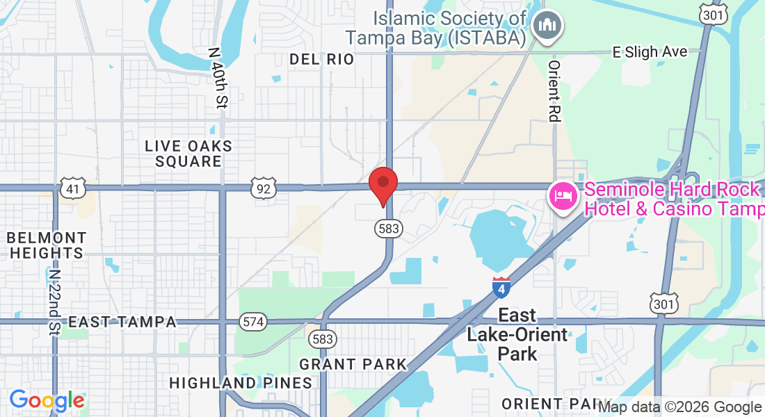 5118 N 56th St STE 107, Tampa, FL 33610, USA