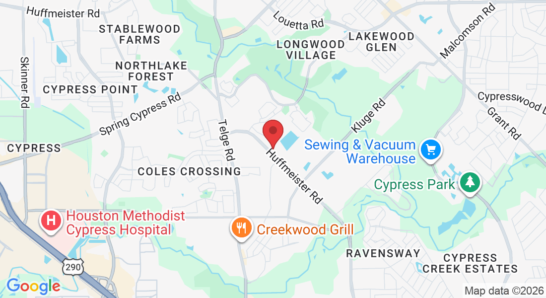 14150 Huffmeister Rd, Cypress, TX 77429, EE. UU.