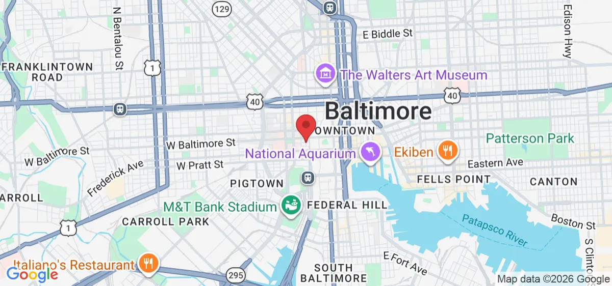 306 W Redwood St ste 201, Baltimore, MD 21201, USA