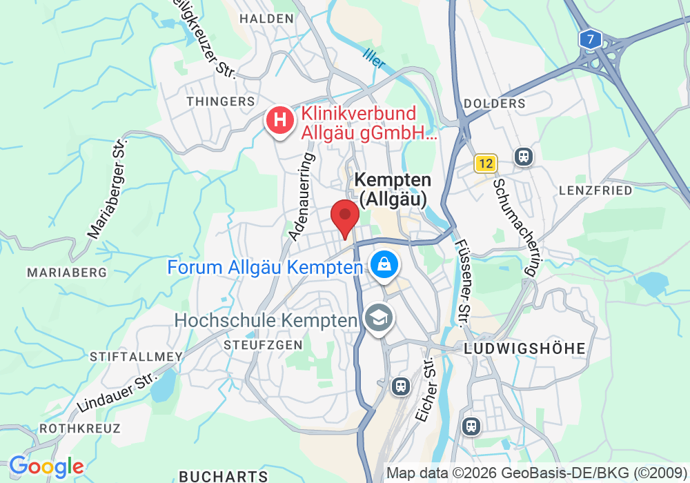 Reichlinstraße 1, 87439 Kempten (Allgäu), Deutschland