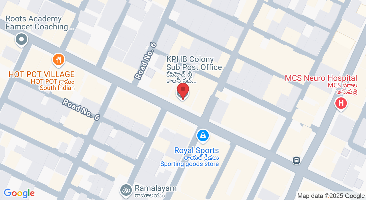 HIG-208, Dharma Reddy Colony Phase I, Kukatpally, Hyderabad, Telangana 500072, India