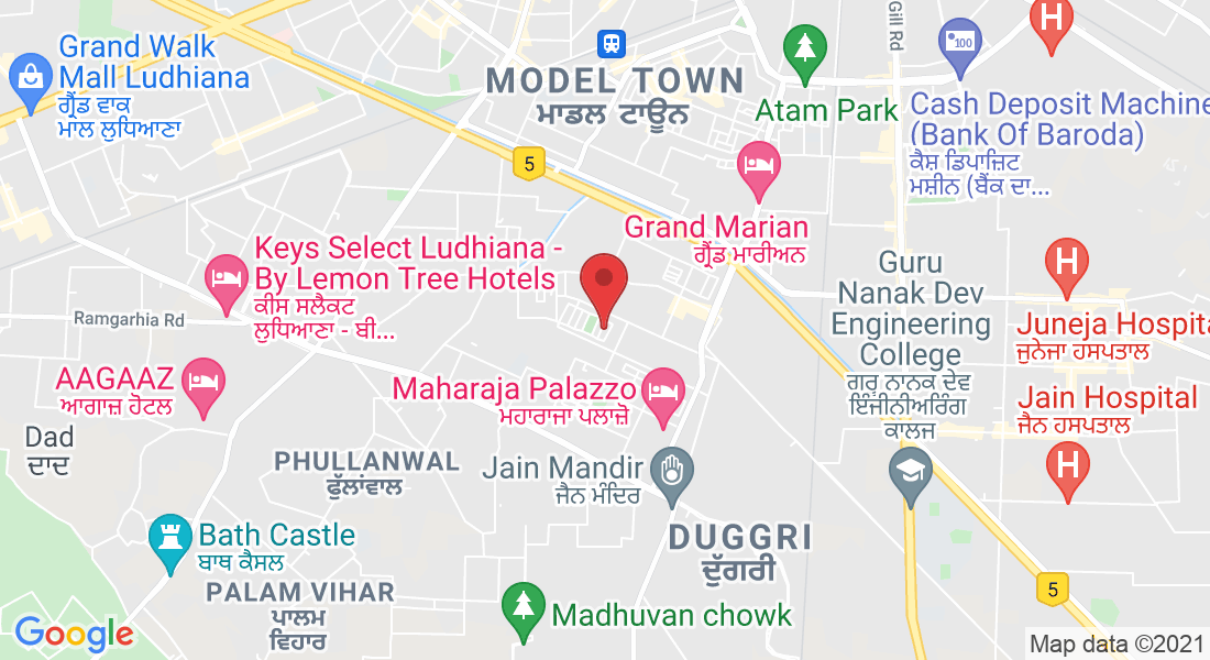 1726, Phase 1, Urban Estate Dugri, Ludhiana, Punjab 141013, India