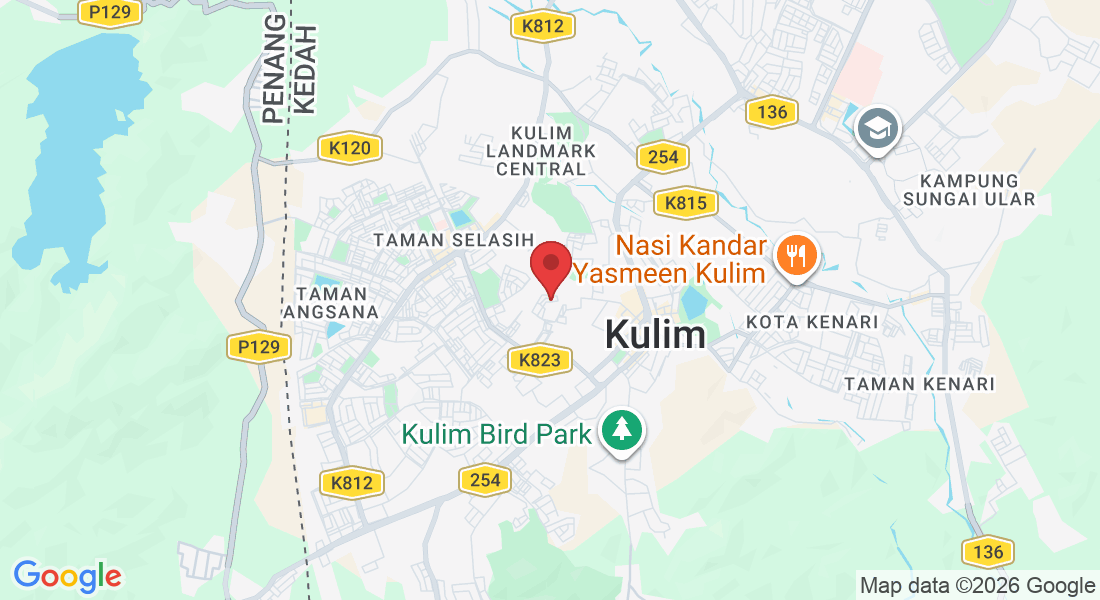 179, Jalan Lebuh Bandar 2/3, Bandar Putra, 09000 Kulim, Kedah, Malaysia