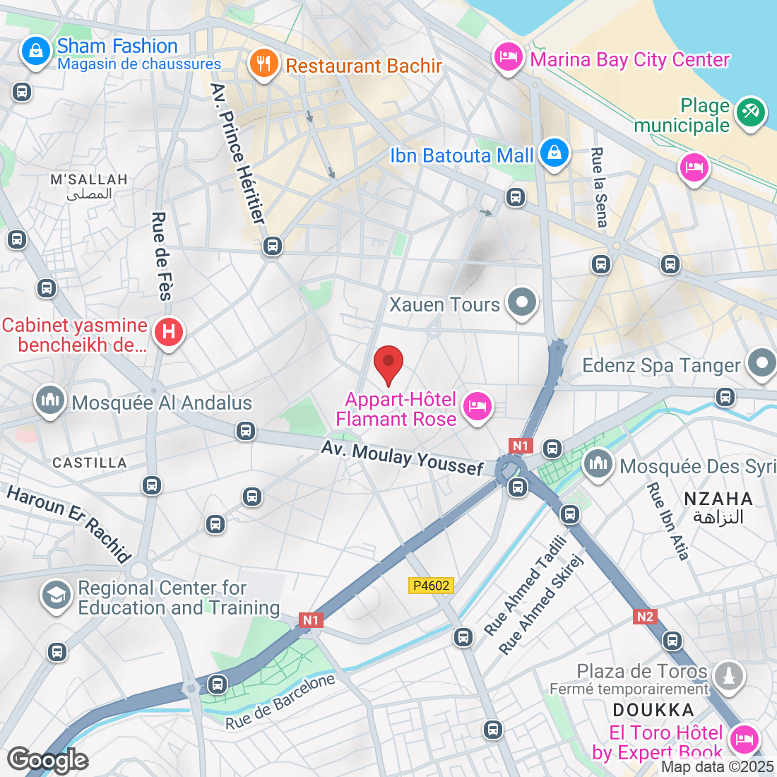 Résidence Yasmina2, 171 Av. Prince Héritier, Tanger 90060, Maroc