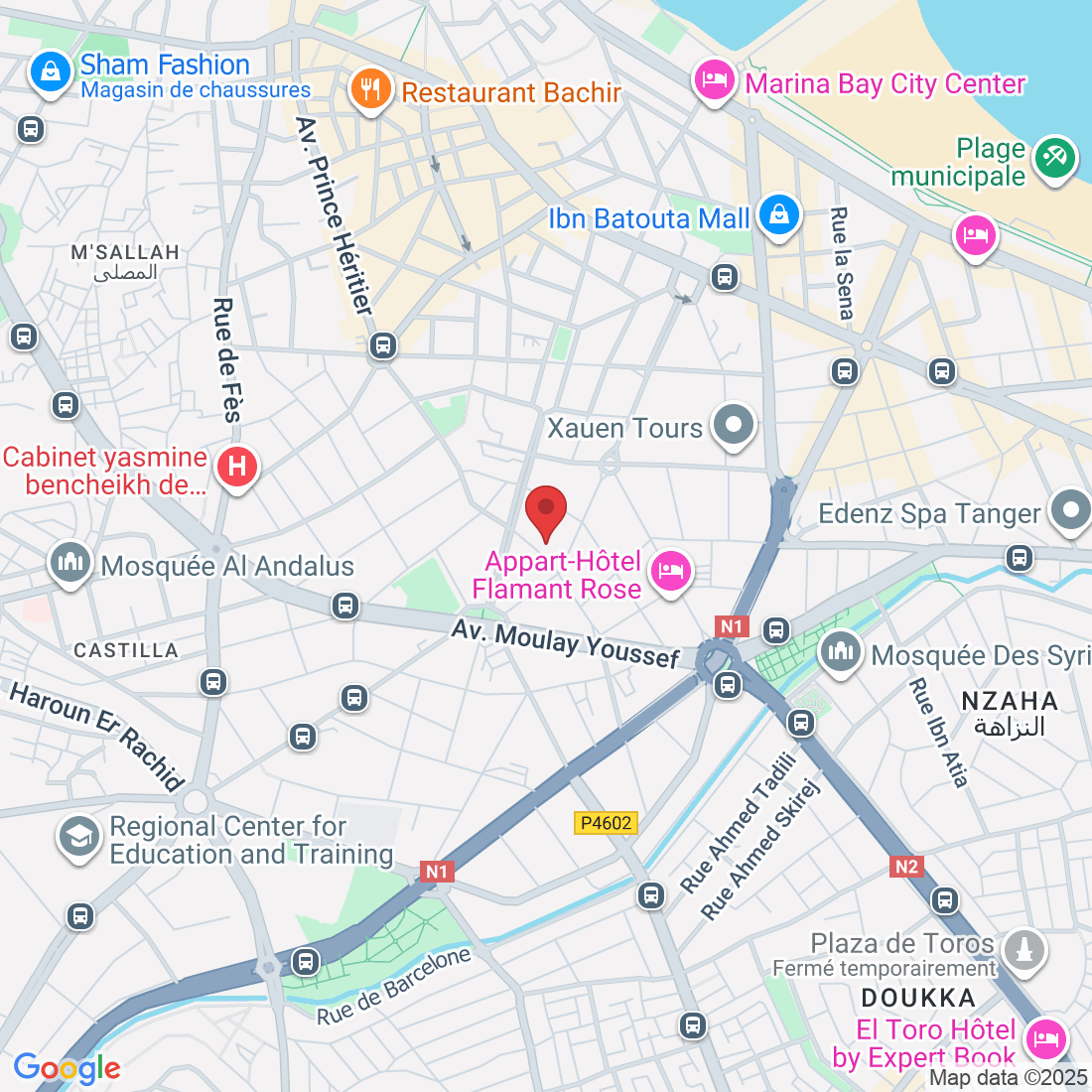 Résidence Yasmina2, 171 Av. Prince Héritier, Tanger 90060, Maroc