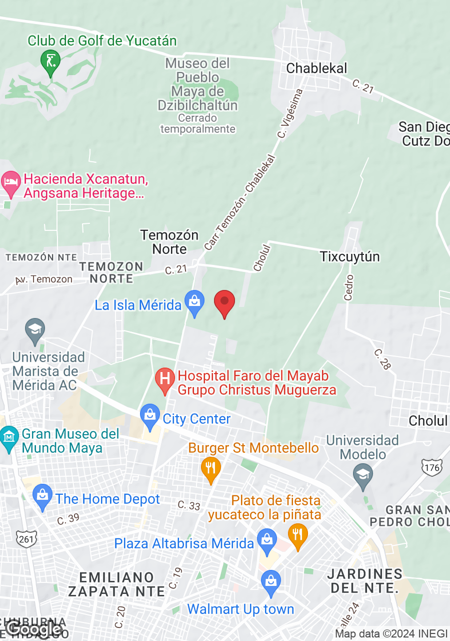 Calle 24, Prolongación Andrés García Lavín, Temozon Norte, 97305 Mérida, Yuc., México
