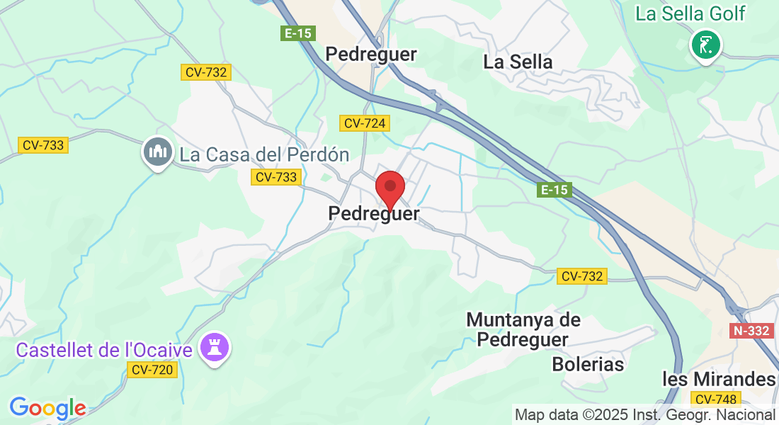Carrer de Santa Isabel, 5, 03750 Pedreguer, Alicante, Spagna