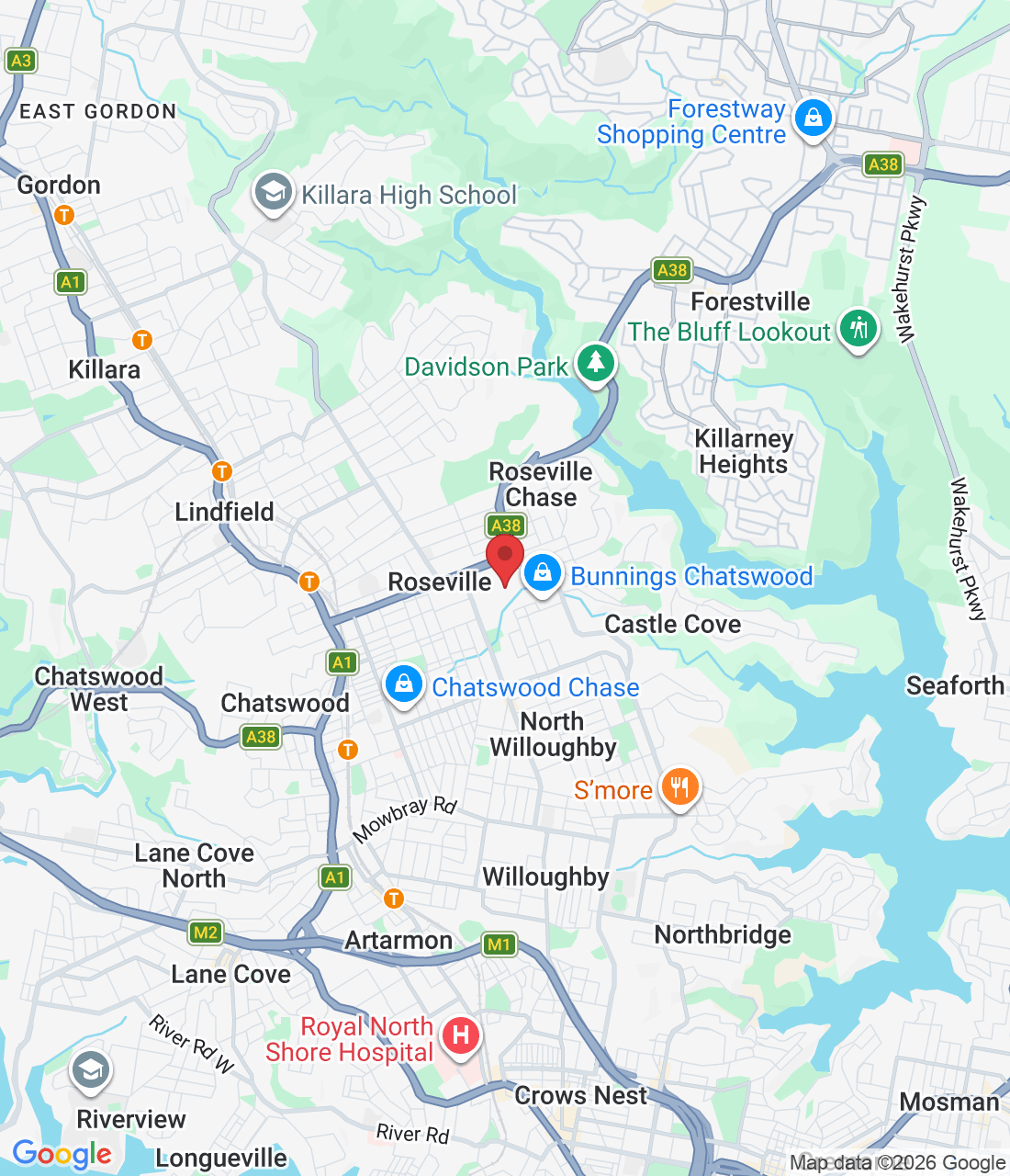 unit 15/20 Barcoo St, Roseville NSW 2069, Australia