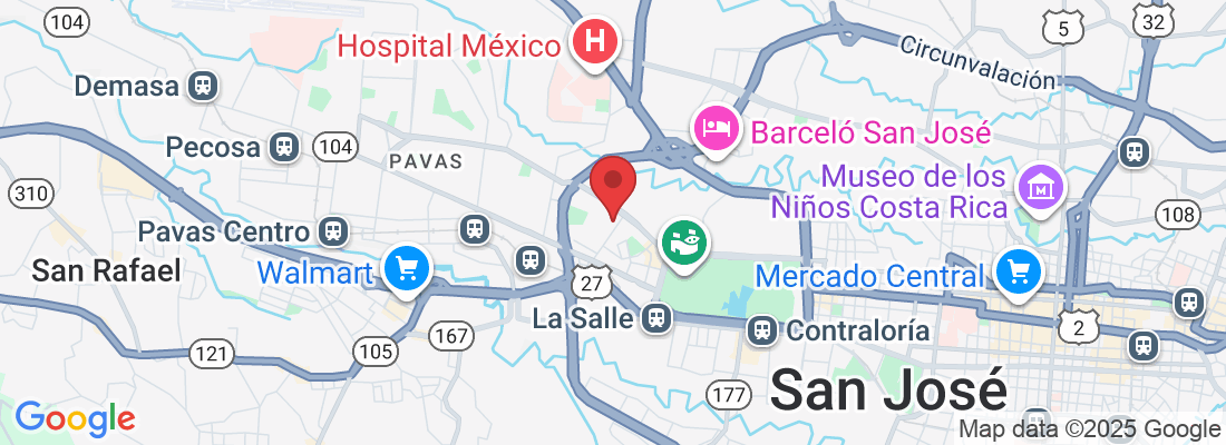C. 78, San José, Rohrmoser, 10108, Costa Rica