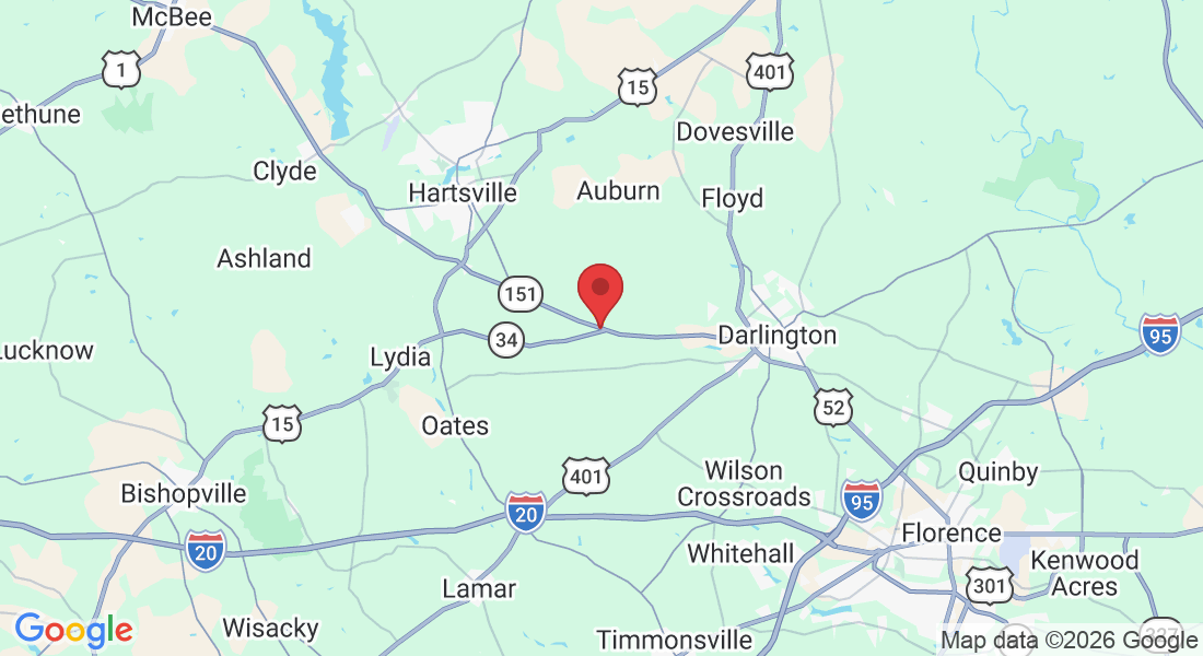 2201 E Bobo Newsom Hwy, Hartsville, SC 29550, USA